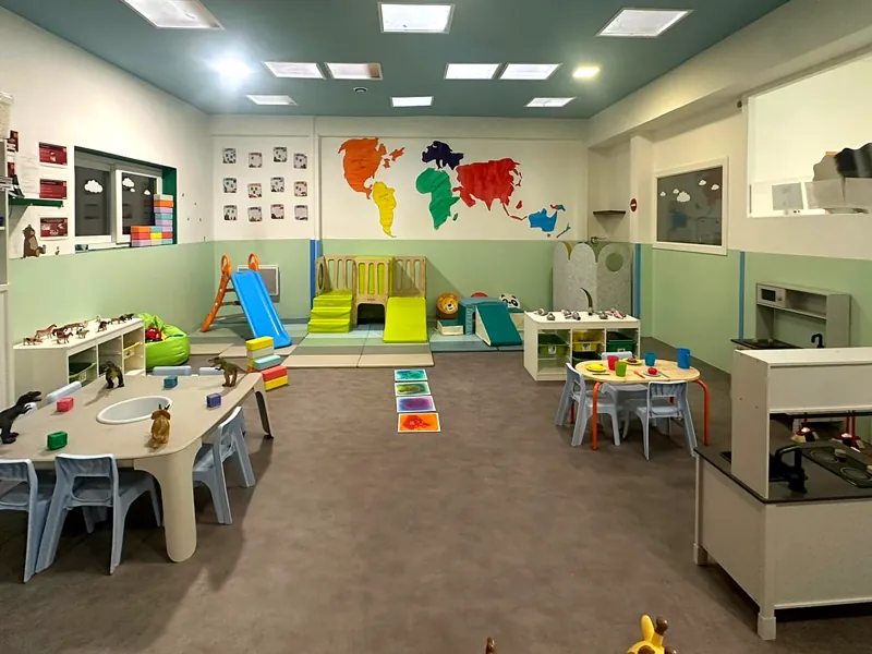 La salle de vie de la crèche de Cauffry