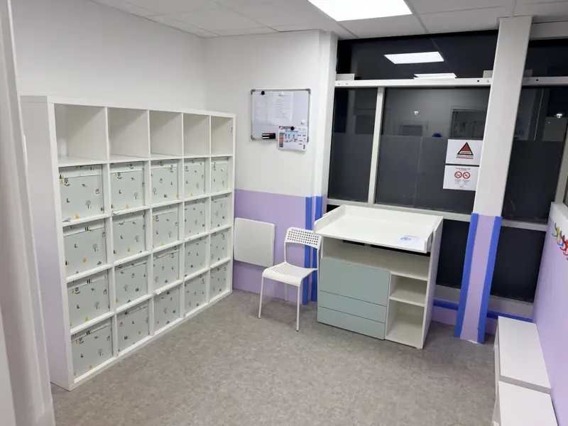 Le vestiaire des enfants
